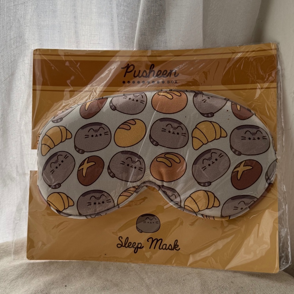 Pusheen Sleep Mask - Carb Club/Cat Loaf Theme